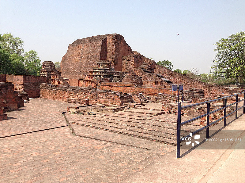 那烂陀古遗址图片素材