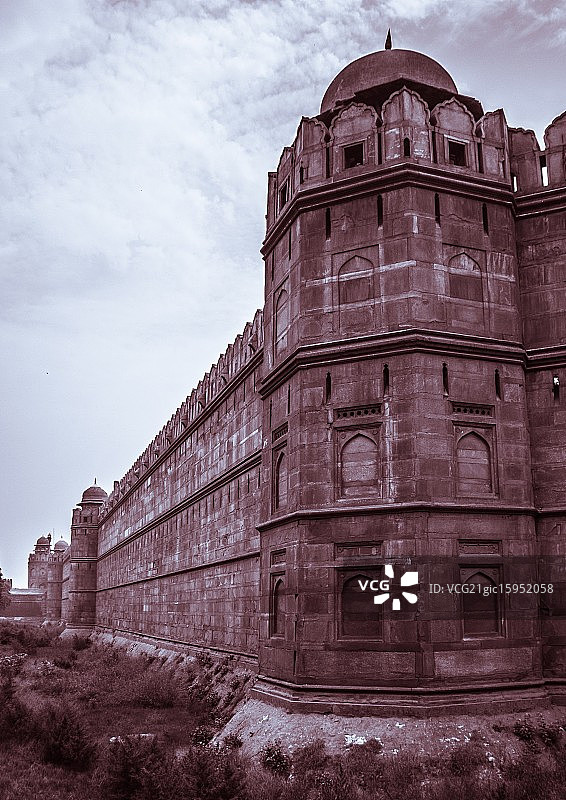 德里红堡图片素材