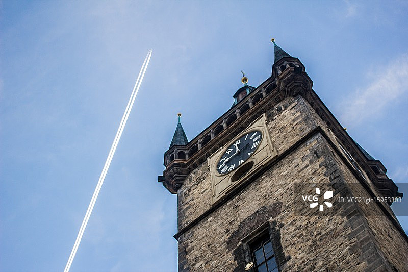 布拉格时钟图片素材