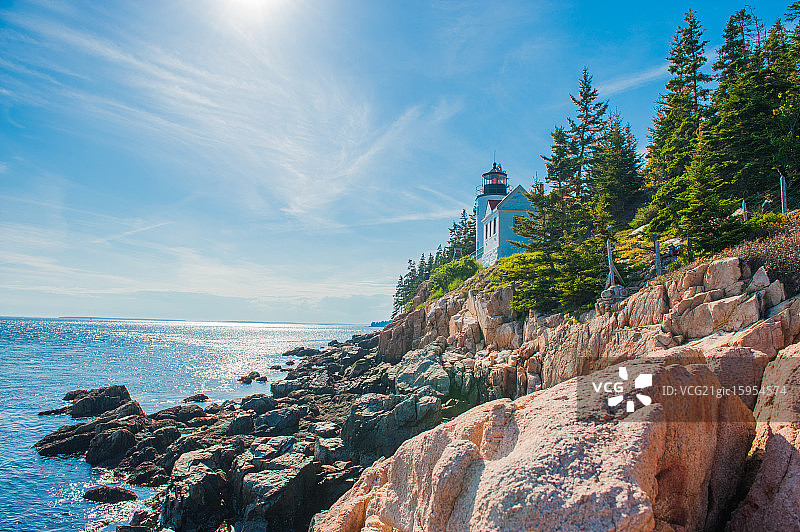 贝斯港灯塔图片素材