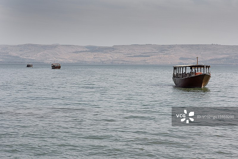 以色列太巴列加利利海图片素材