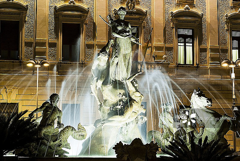 锡拉库萨 - 阿基米德广场图片素材