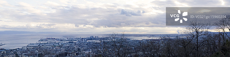 日本神户全景图片素材