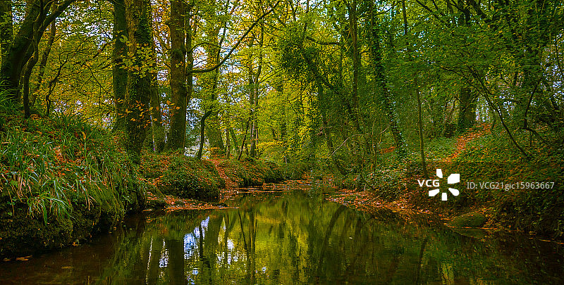 达特河水池图片素材