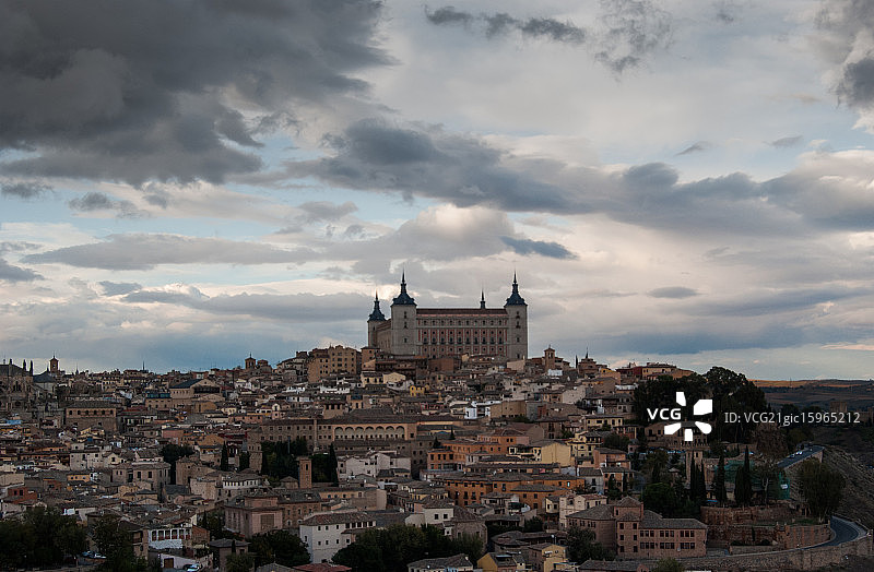 托莱多日落图片素材