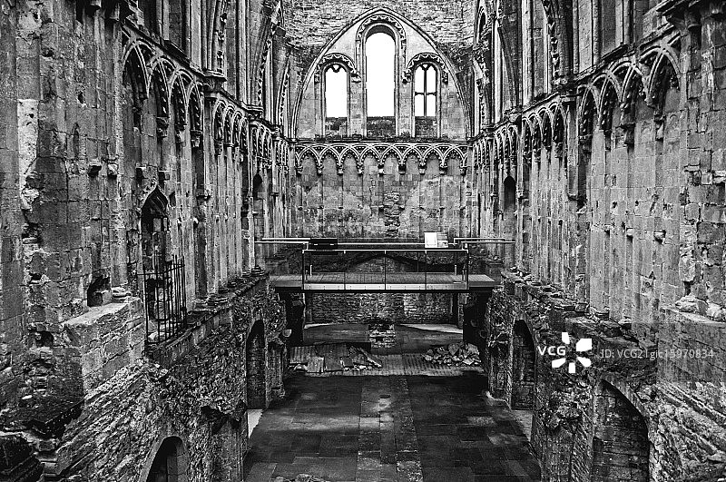格拉斯顿伯里修道院图片素材