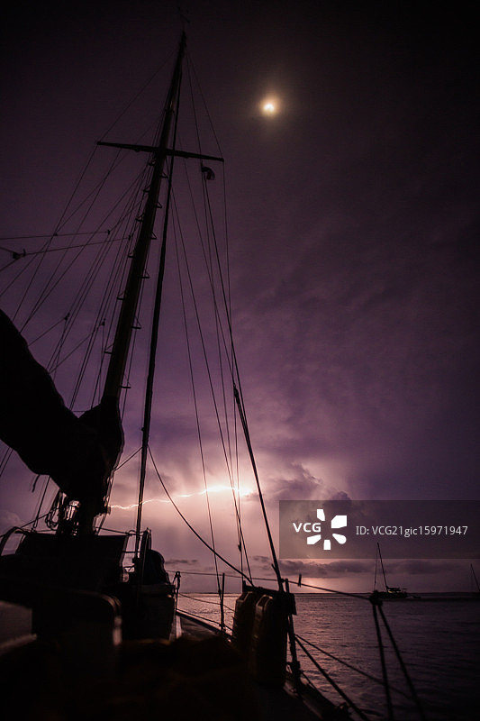 圣布拉斯闪电图片素材