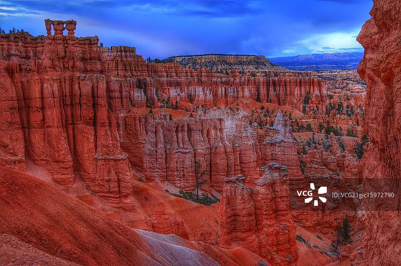 布莱斯峡谷的岩柱图片素材