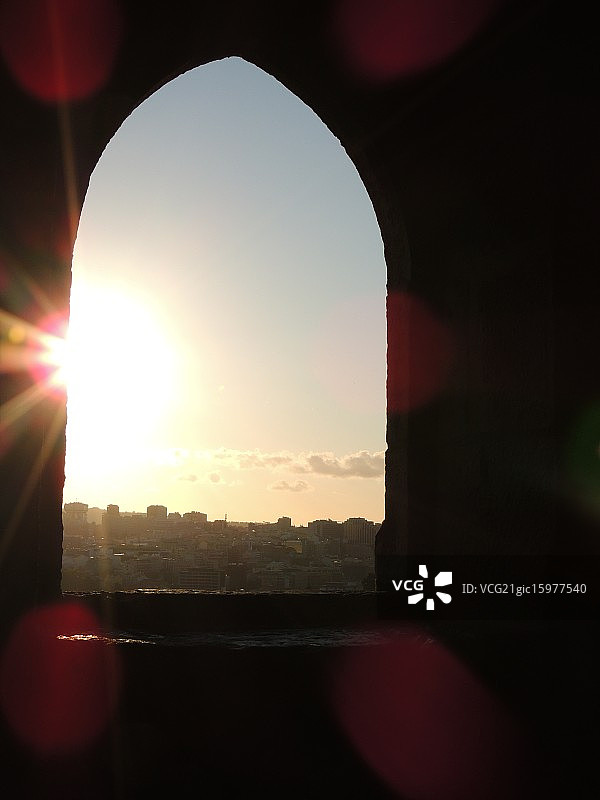 城堡一瞥图片素材