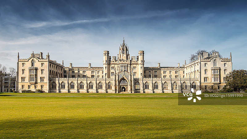 剑桥大学圣约翰学院图片素材