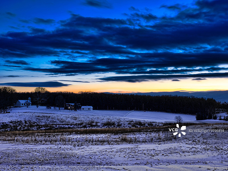 黎明前的天空图片素材