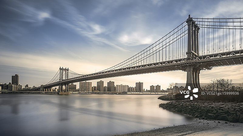 曼哈顿大桥图片素材
