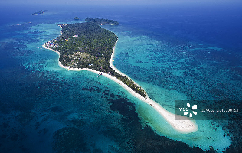 马来西亚沙巴州曼塔那尼岛图片素材