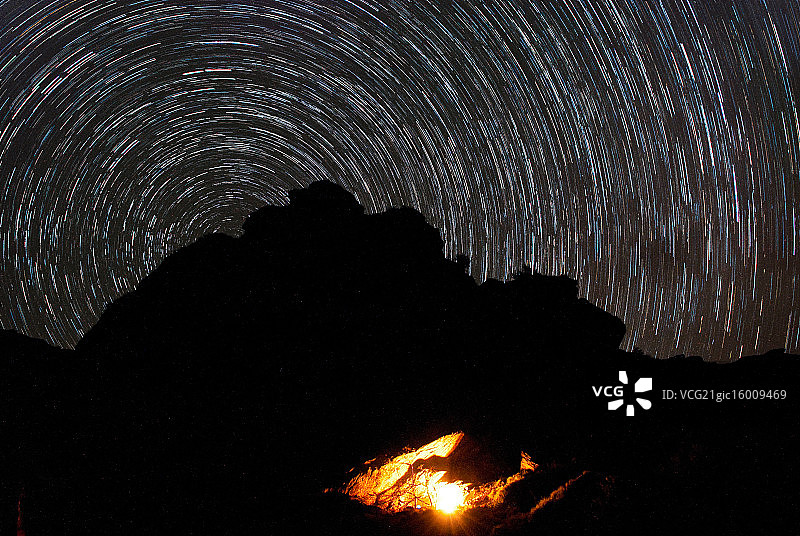 星星在山图片素材