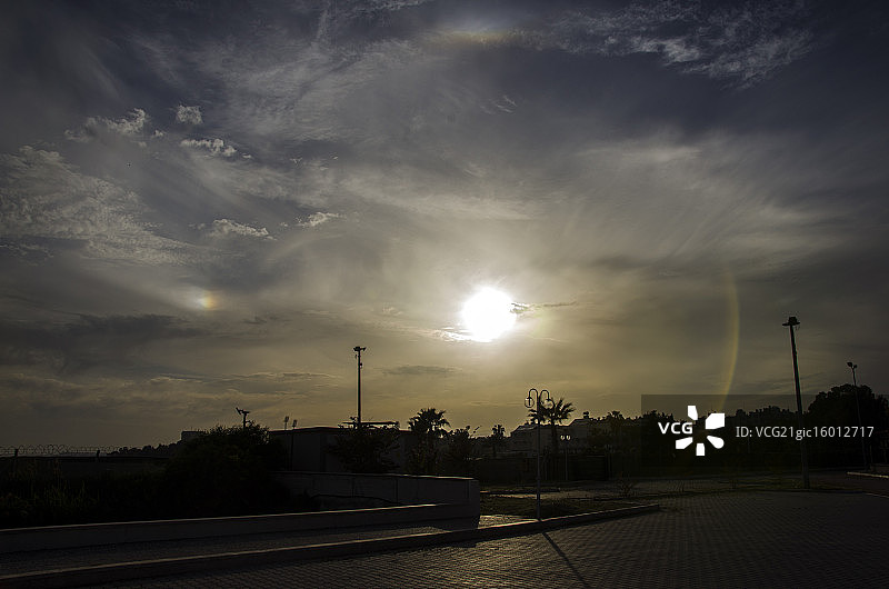 日晕和假日图片素材