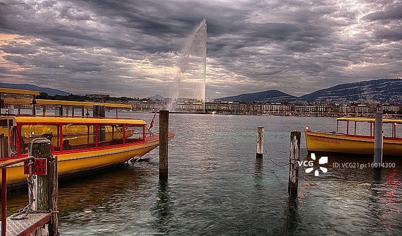 日内瓦湖图片素材