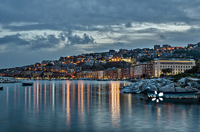 那不勒斯滨海路图片素材