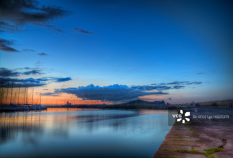 都柏林豪斯的日落图片素材