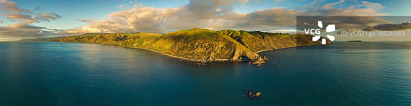 普克鲁阿湾，新西兰图片素材