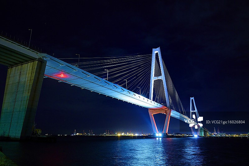 美科特里同夜景图片素材