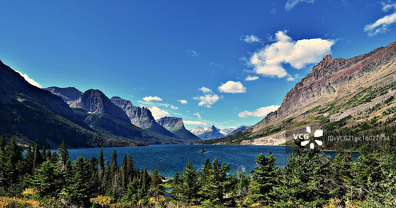 圣玛丽湖图片素材