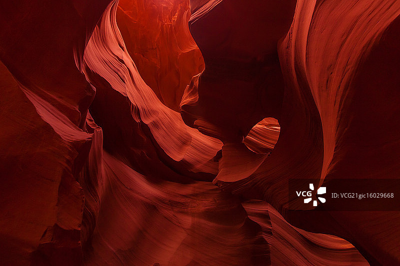 下羚羊峡谷图片素材