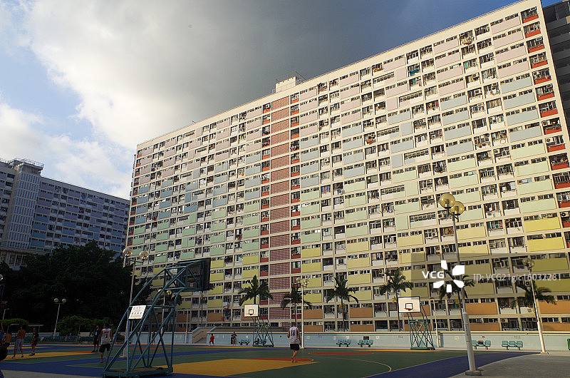 香港彩虹邨图片素材