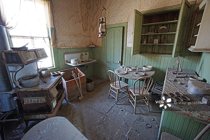 博迪鬼镇：房屋厨房图片素材