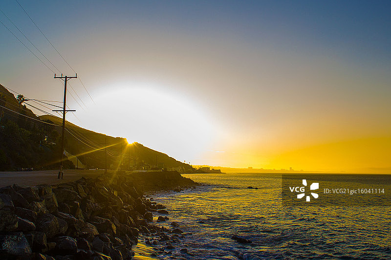 拉斯图纳斯峡谷日出图片素材