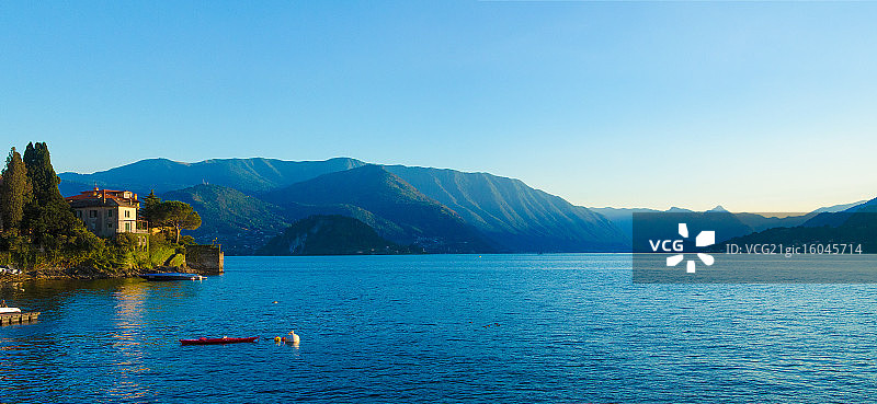 瓦伦纳的夏日日落图片素材