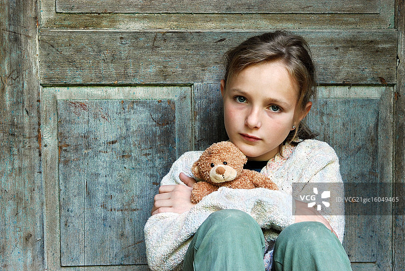 伤心的女孩图片素材