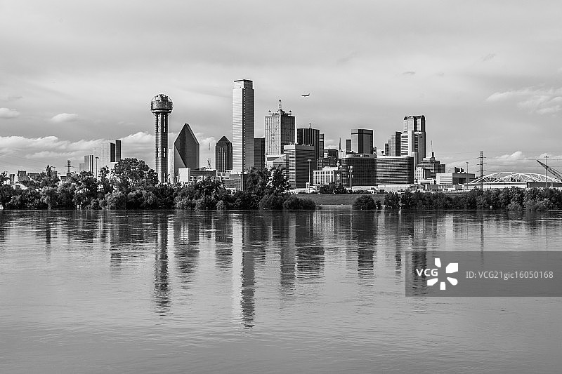 达拉斯天际线图片素材