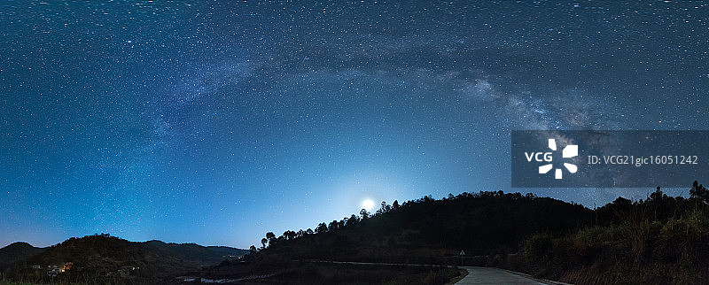 银河拱桥图片素材