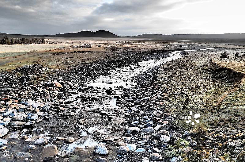 靠近新西兰南岛哈斯特图片素材