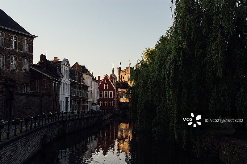 格拉文斯丁城堡，根特图片素材