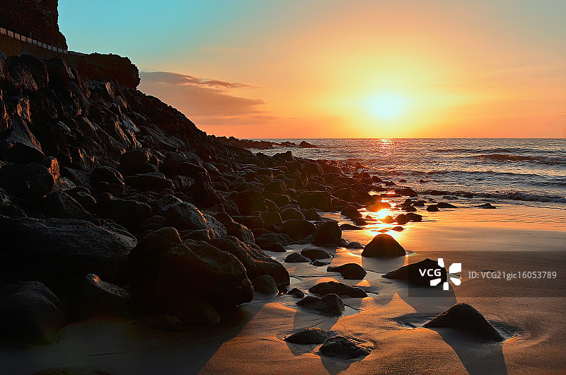 耶罗岛日出图片素材