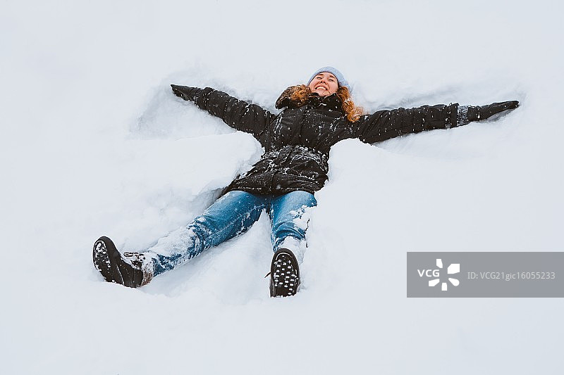雪天使图片素材