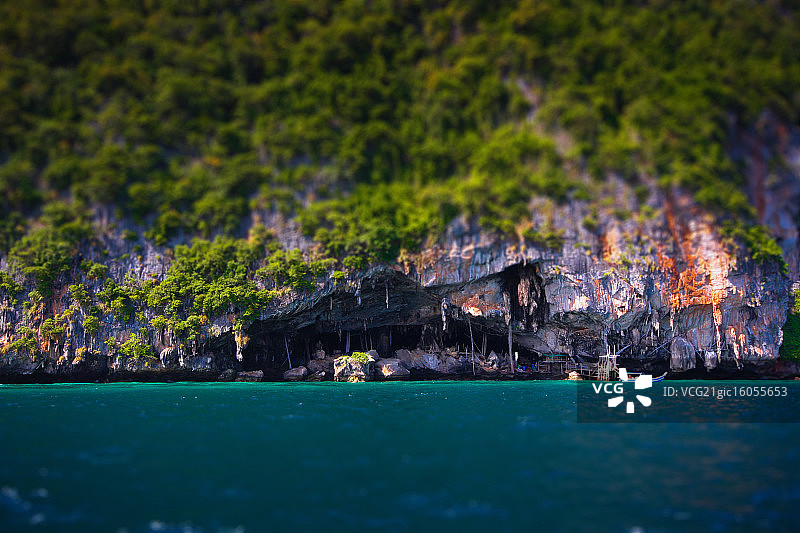 维京洞穴图片素材