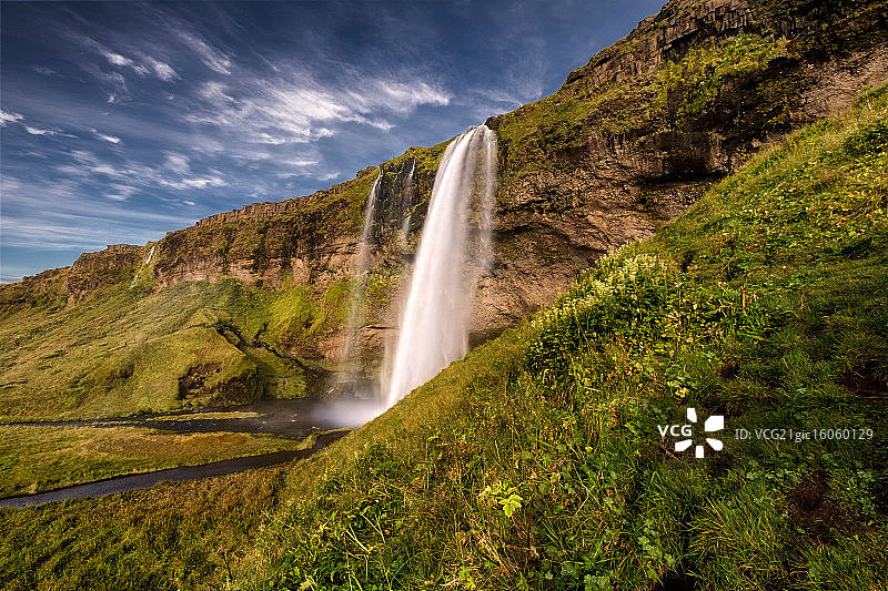 塞里雅兰瀑布图片素材
