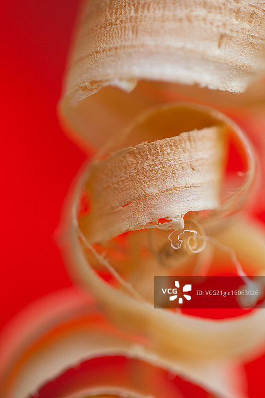 木工刨花卷图片素材