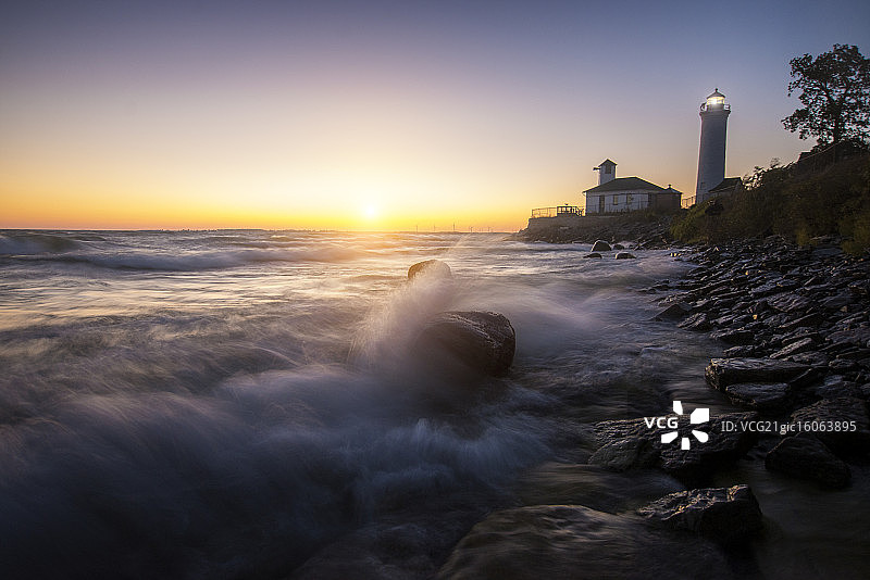 圣劳伦斯航道灯塔图片素材