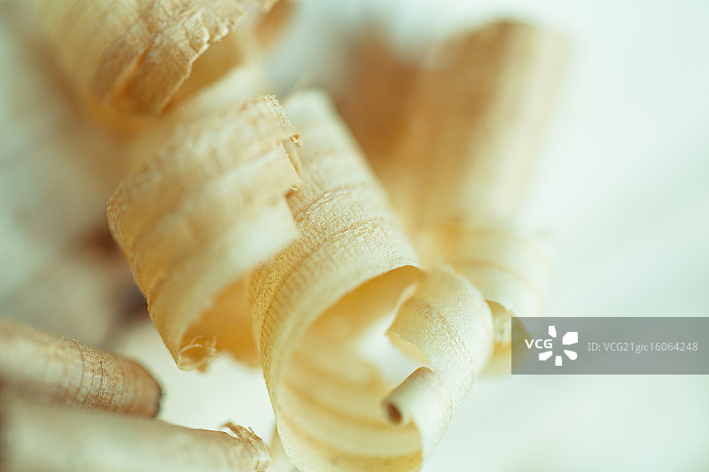 木工刨花卷图片素材