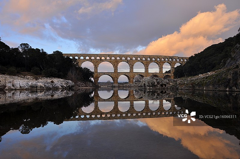 加德桥图片素材