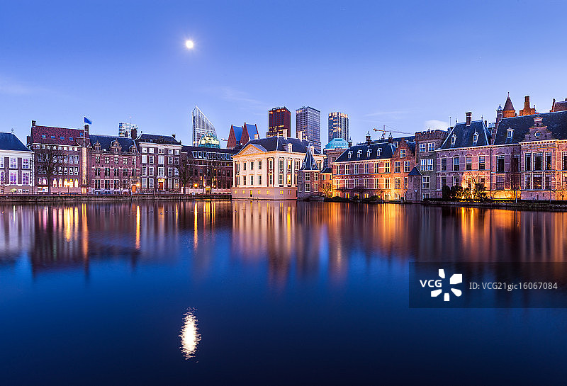 海牙天际线图片素材