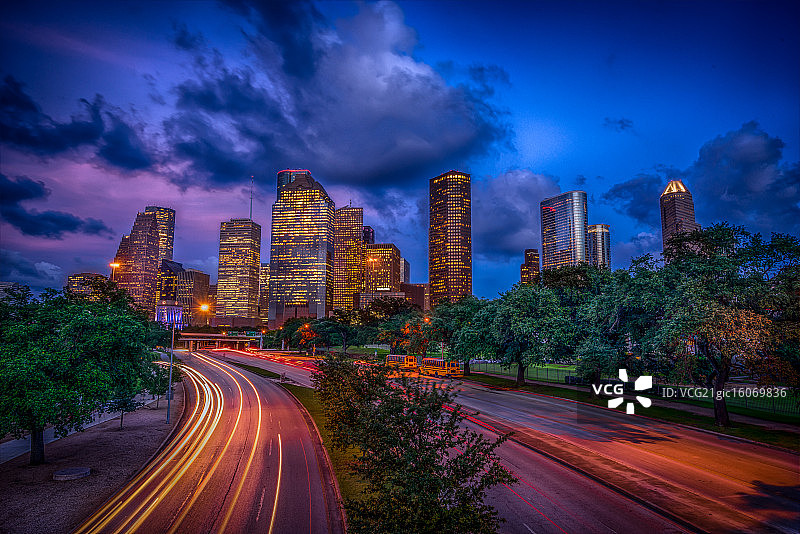 休斯顿天际线图片素材