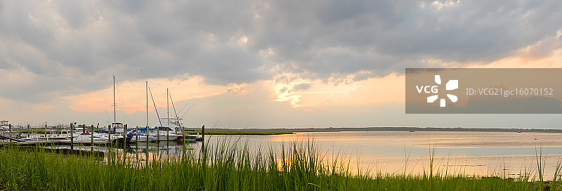 新泽西州梅角的死水图片素材