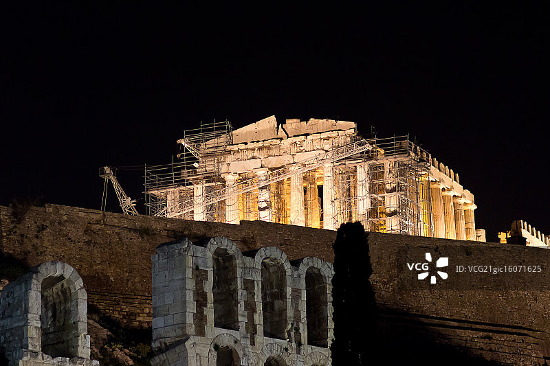 帕特农神庙图片素材