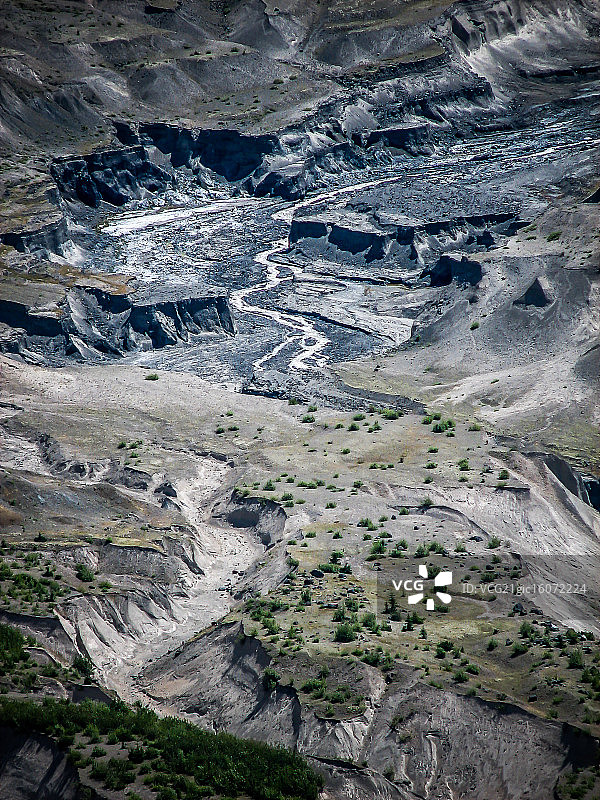 圣海伦斯火山残骸图片素材