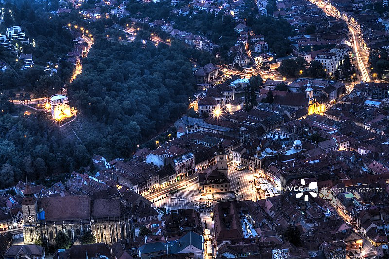 布拉索夫市中心图片素材