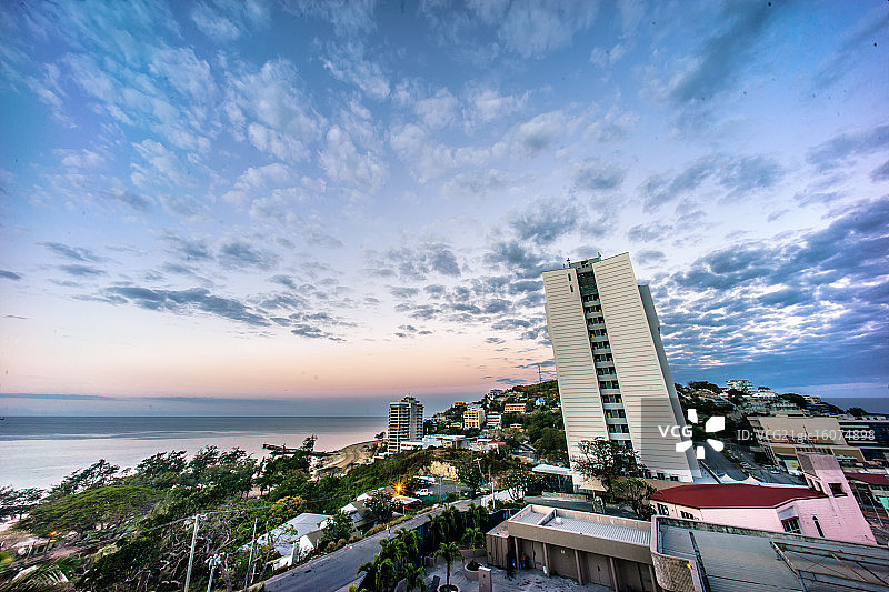 莫尔兹比港市的早晨图片素材